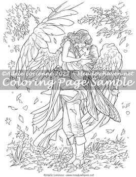 Meadowhaven Coloring Page: In Your Arms