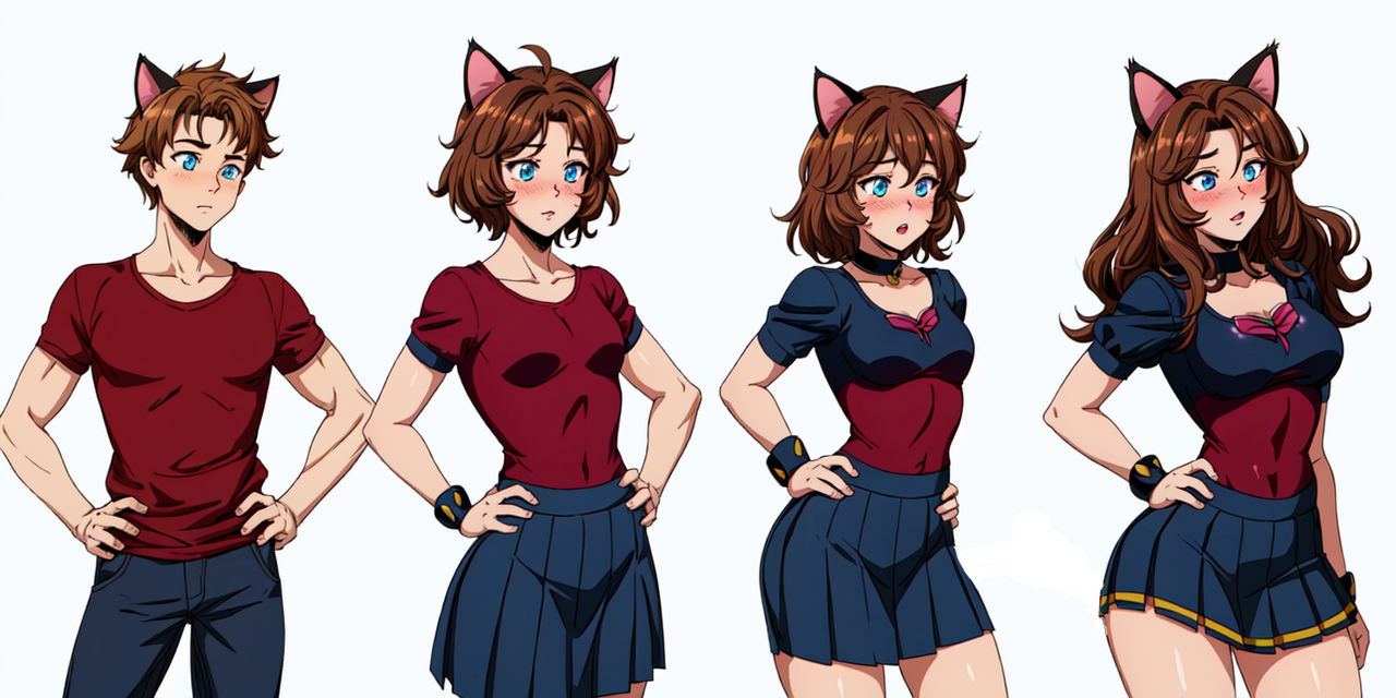 Tf Pic TG Sequence - Becoming a Feline Femme 9 by Elmer-TF-TG on DeviantArt