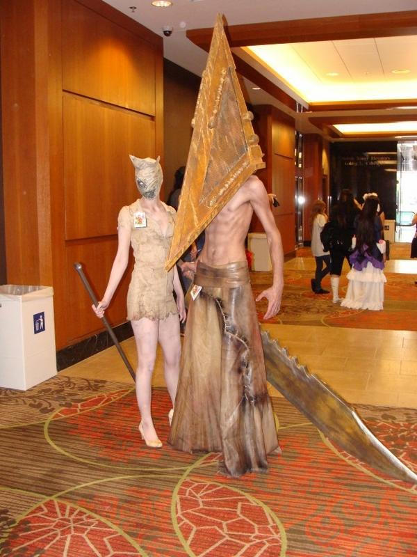 Silent Hill 2 Pyramid Head Red Pyramid Thing Apron Cosplay Costume