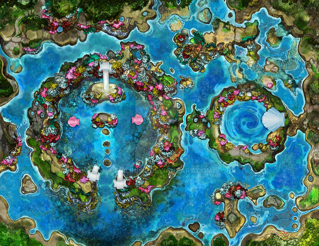Coral reef map by Fialinija on DeviantArt