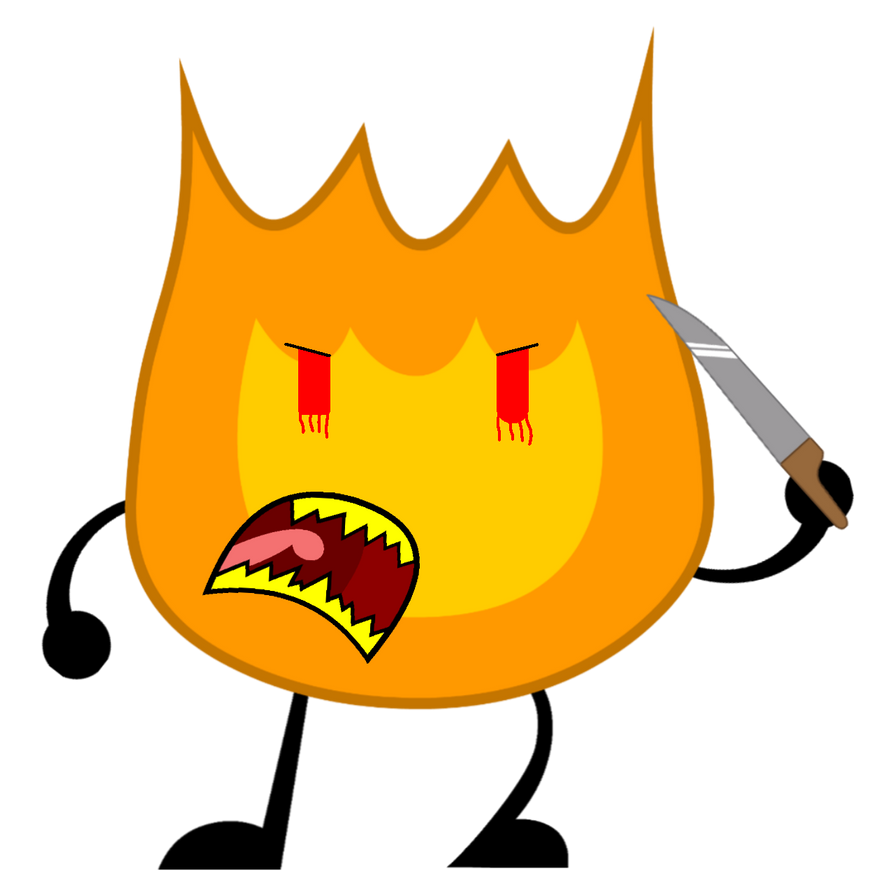 Bloodthirsty Firey! (My New BFDI Creepypasta OC) by Ty50nTheSkeleton on ...
