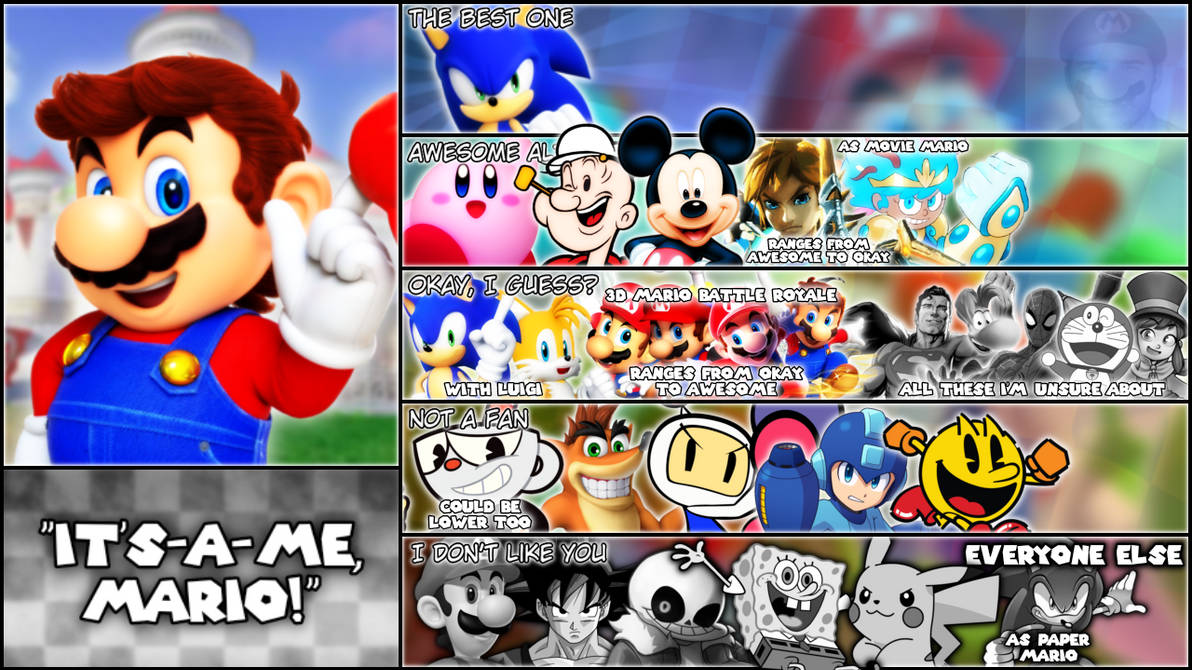 Mario (Nintendo) MU Tier List Remastered! by Ty50nTheSkeleton on DeviantArt