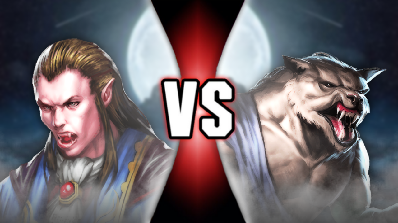 Vampire Vs. Werewolf! by Ty50nTheSkeleton on DeviantArt