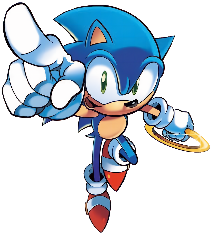 Archie Sonic (Archie Comics) Render V2 by Ty50nTheSkeleton on DeviantArt