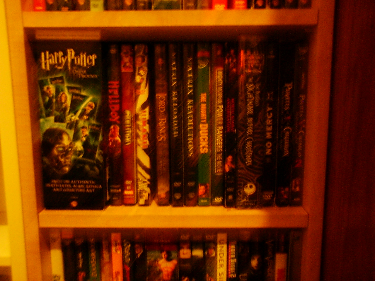 my DVD collection: row 2 by masterchief422 on DeviantArt