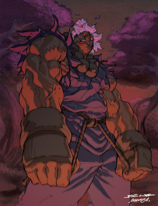 akuma coloured by chamba