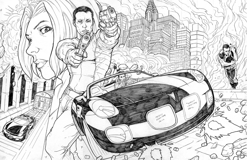 rush city two page spread by NgBoy on DeviantArt