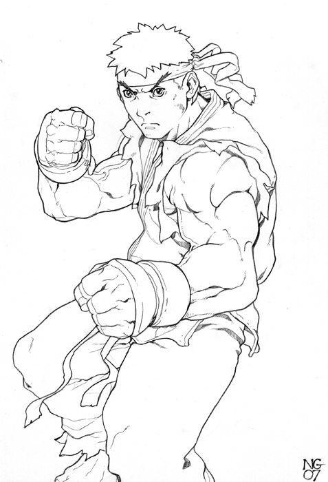 Ryu - Street fighter by leandrotitiu on DeviantArt