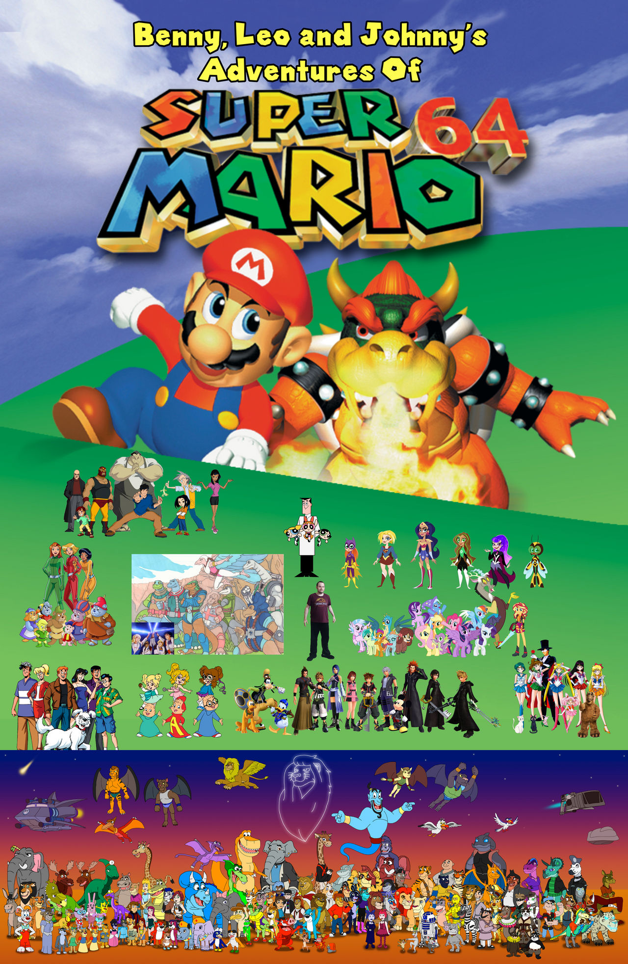 Johnny Test Mario Benny, Leo, and Johnny's Adventures Of Super Mario by AJHorton071397 on ...