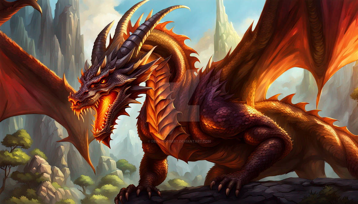 Fire Deragon by dergingobrrt on DeviantArt