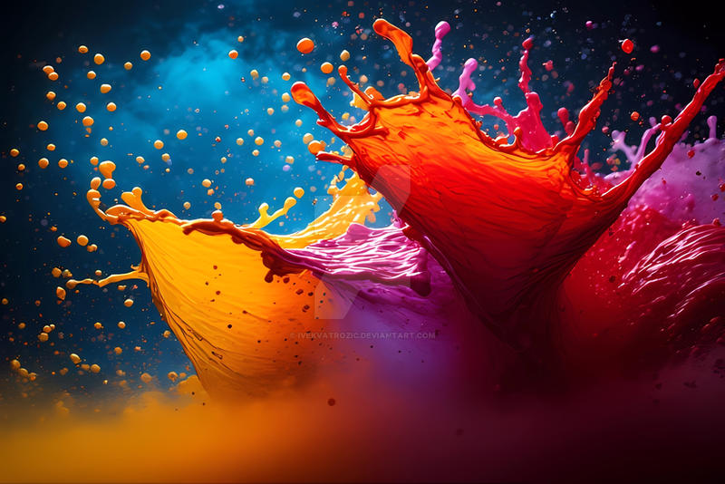 Abstract Color Explosion by ivekvatrozic on DeviantArt