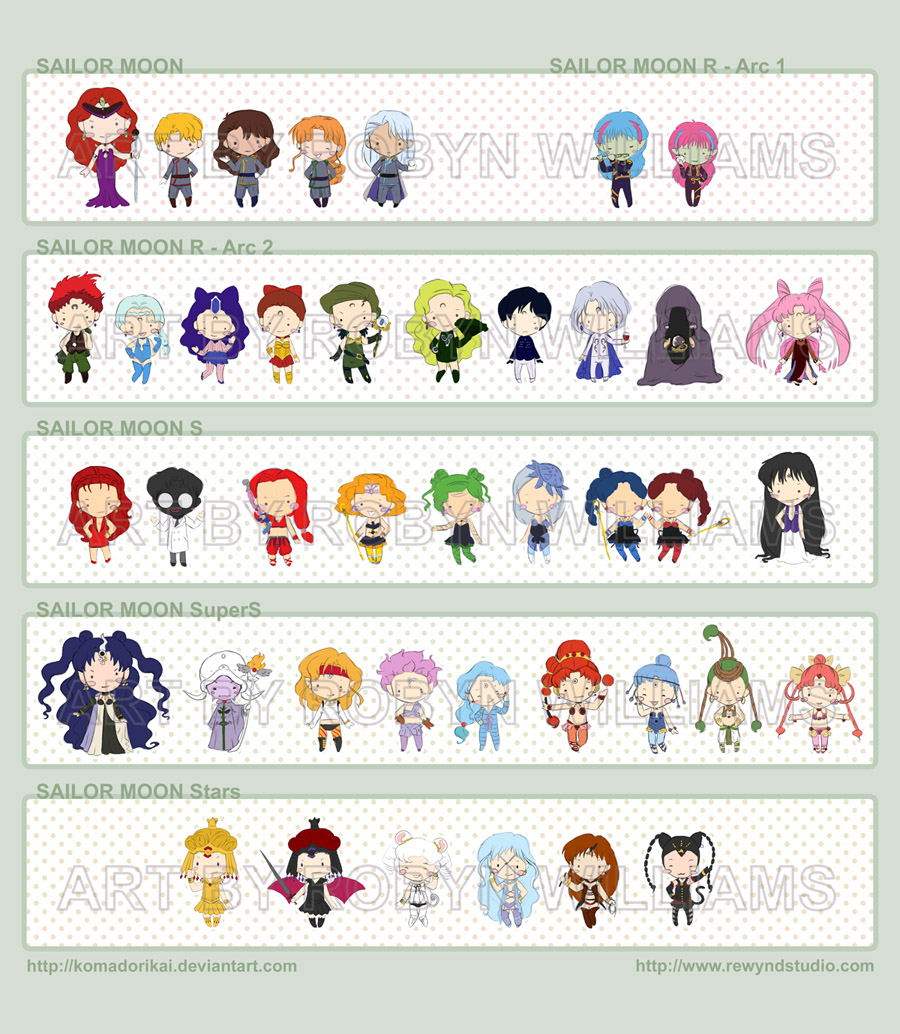 Sailor Moon Chibi Villains