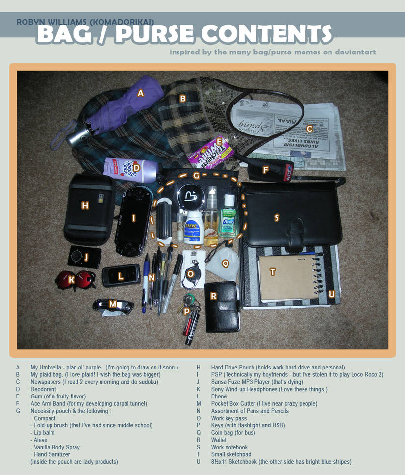 Bag + Purse Meme by bytesizetreasure