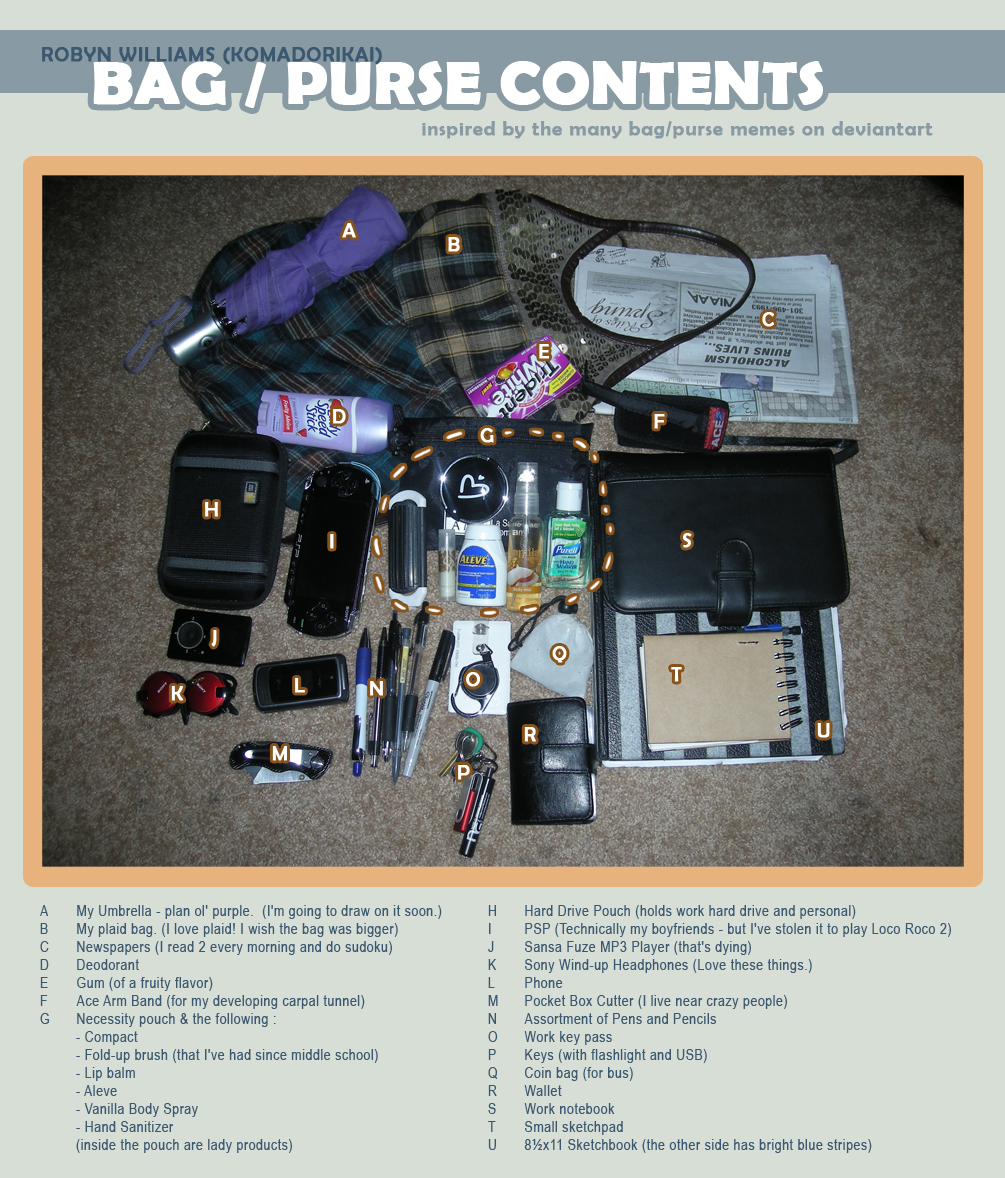 Bag + Purse Meme by bytesizetreasure