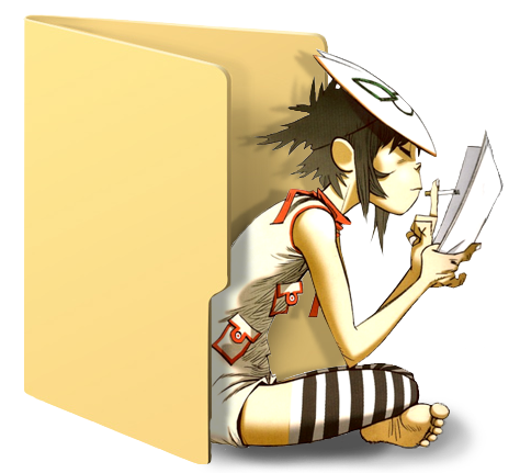 Noodle reading - folder icon