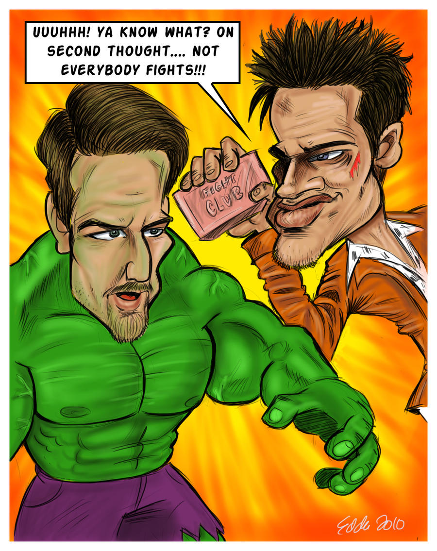 Fight Club Hulk mash-up