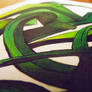 Green Graffiti (detail)