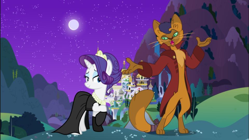 Mlp Capper Shadow Capper and Rarity by jammintune on DeviantArt