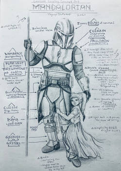 Mandalorian MMCC concept art custom mando