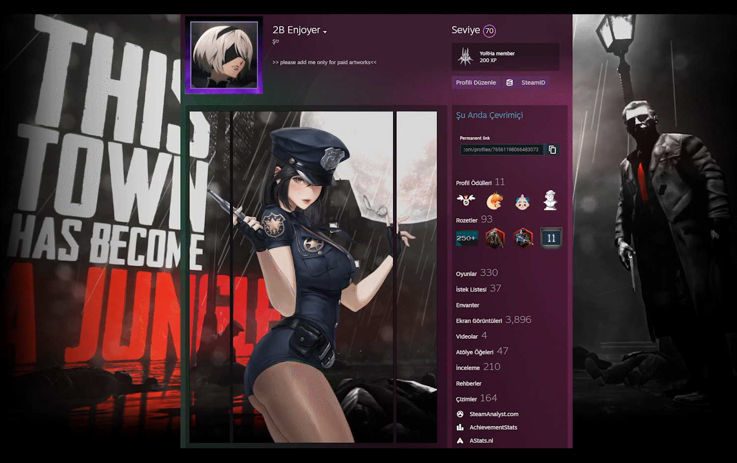 Mikasa Steam Profile Background by bnymnsntrk on DeviantArt