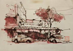 Fruit stall, Tangkak.