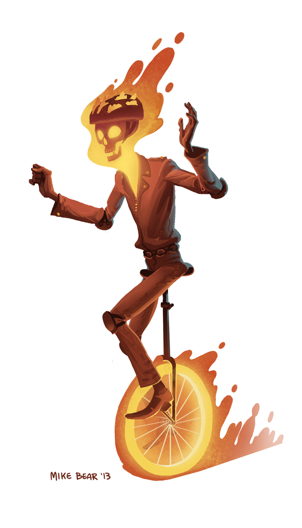 Unicycle GhostRider