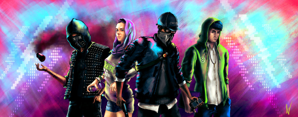 Watch Dogs 2 fanart - The DedSec Squad (Updated!)