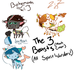 [CLOSED AUCTION] The 3 Beasts CloudKitsunes