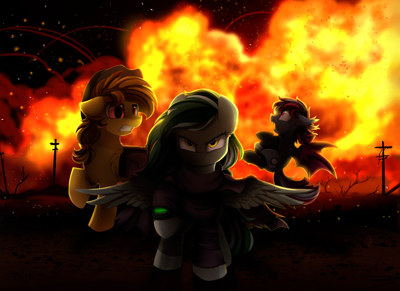 Comm: Cool Mares dont look at explosions
