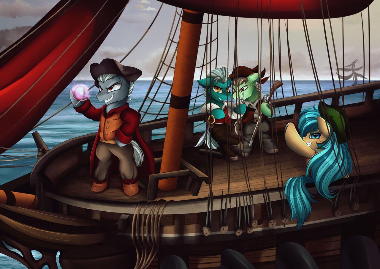 Comm: Crimson Pirates by pridark on DeviantArt Comm: Crimson Pirates by pridark on DeviantArt
