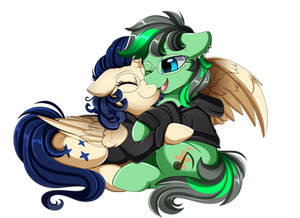 Comm: Loveable Hug by pridark Comm: Loveable Hug by pridark