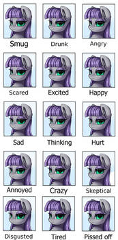 Emotions meme: Maud Pie