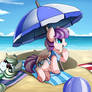 Comm: Fillies in the beach