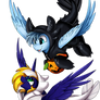 Comm: Toothless and Light Fury Costumes