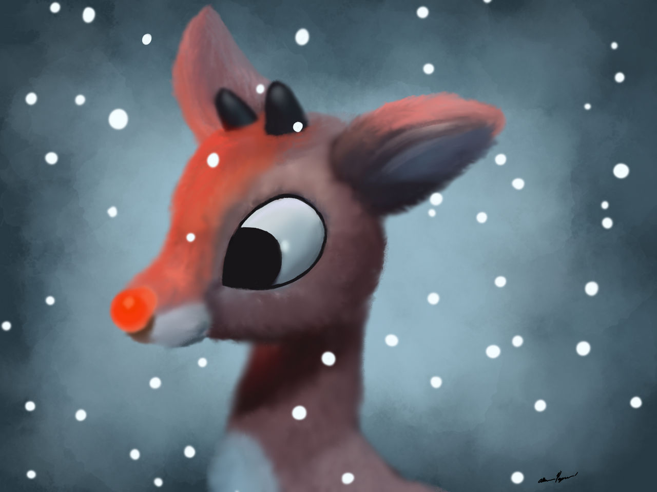 Rudolph 2020 by AllisonPopick on DeviantArt