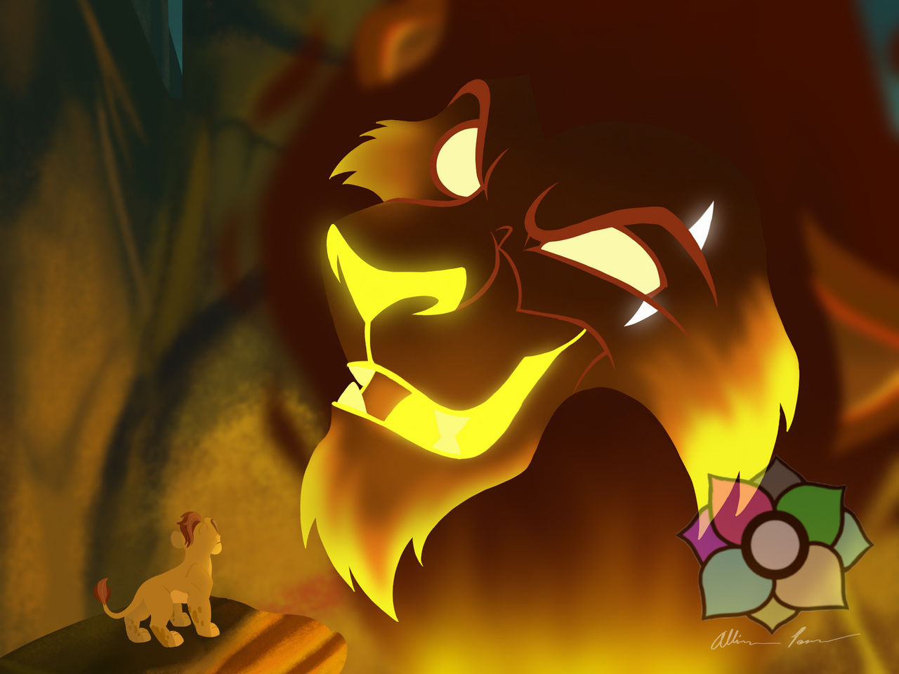 Kion Vs Scar By AllisonPopick On DeviantArt kion-vs-scar-by-allisonpopick-on-deviantart