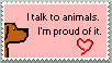 Talking to Animals Stamp by Alpha-Wolff