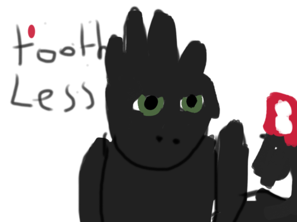 Toothless from how to train your dragon