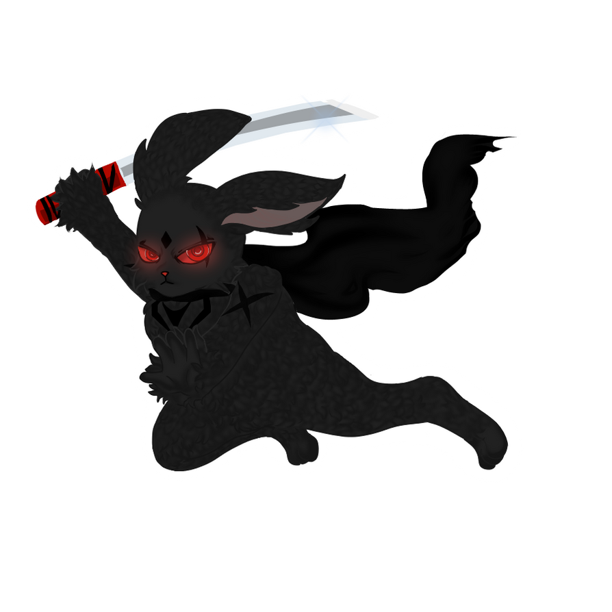 Dark rabbit - commission by Delicate-Wolf16 on DeviantArt