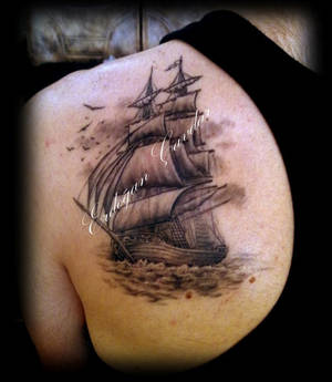 sailboat tattoo