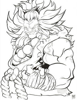 SFV Akuma (inked)