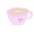 a cup of 'pink'