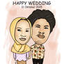 Commision Wedding Caricature