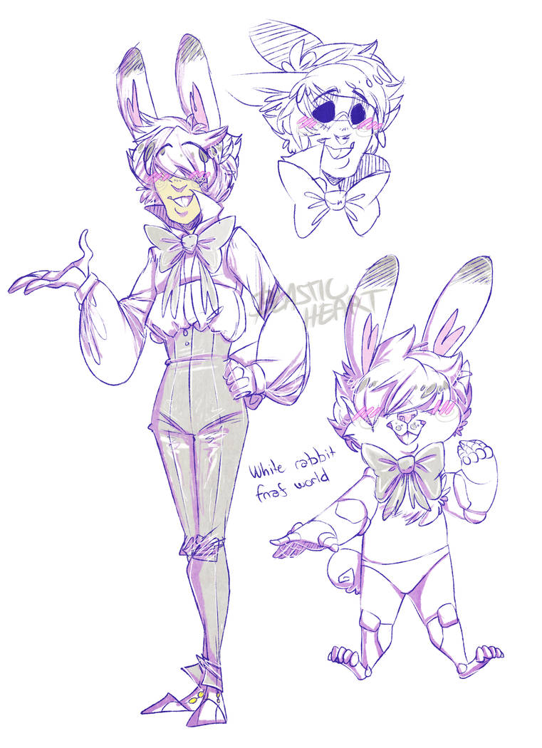 White Rabbit from Fnaf world by BlasticHeart on DeviantArt