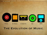 The Evolution of Music by mpcreates