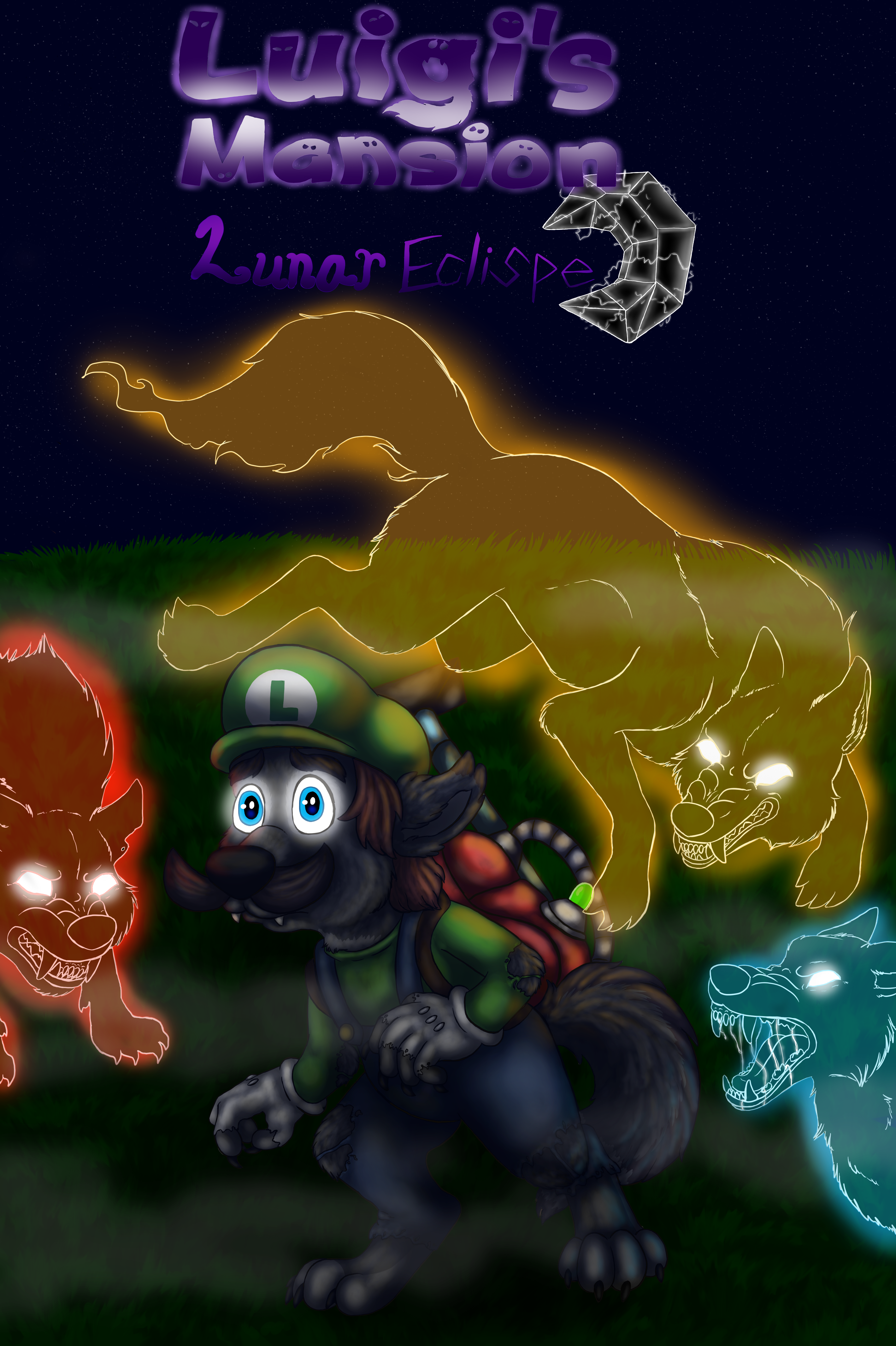 Angy🚦 on X: Luigi's Mansion: Dark Moon AU where everything is