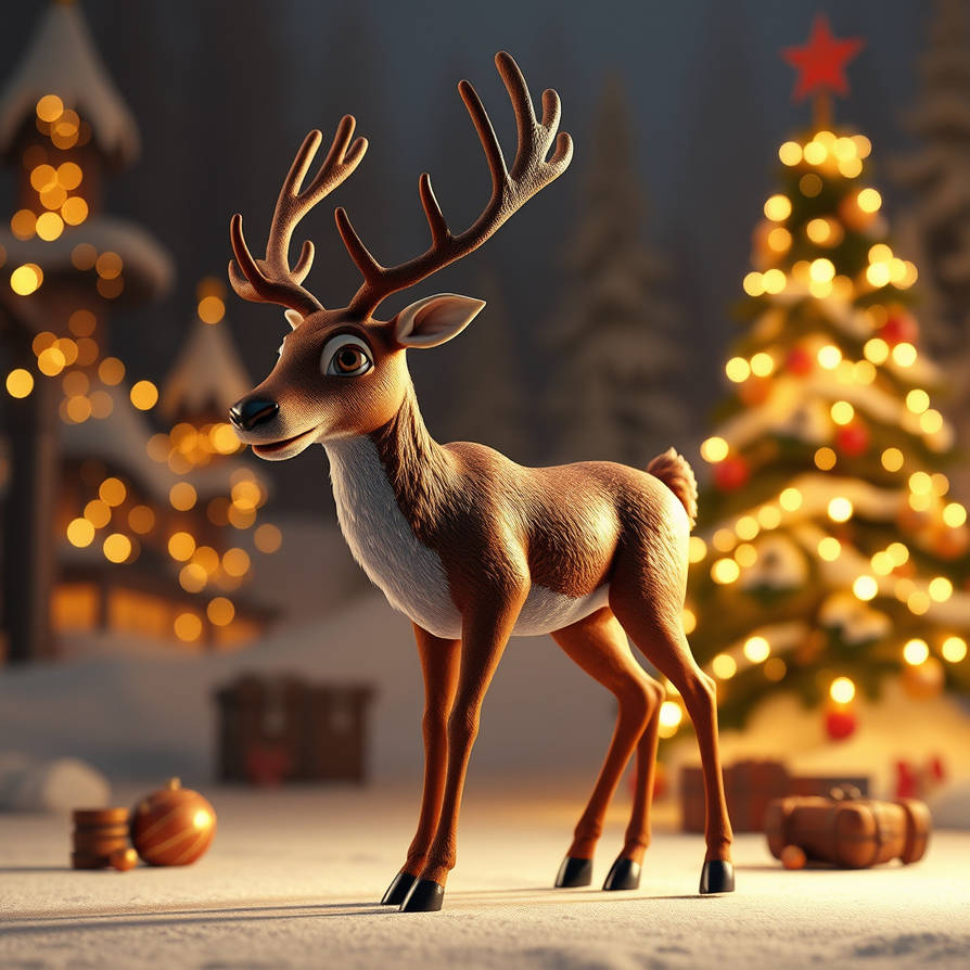 Realistic Rudolph Flying Rudolph by princessladypirate on DeviantArt