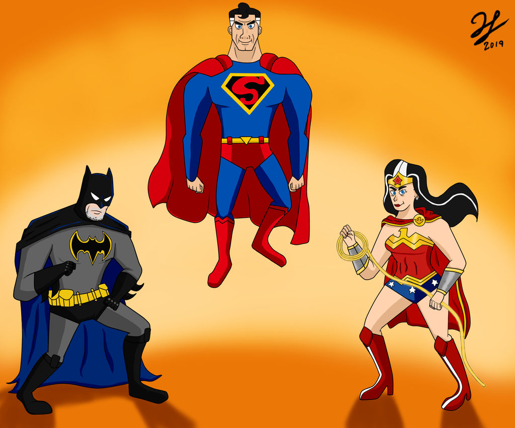 The Old Trinity - Justice League by PandaKillerGao on DeviantArt