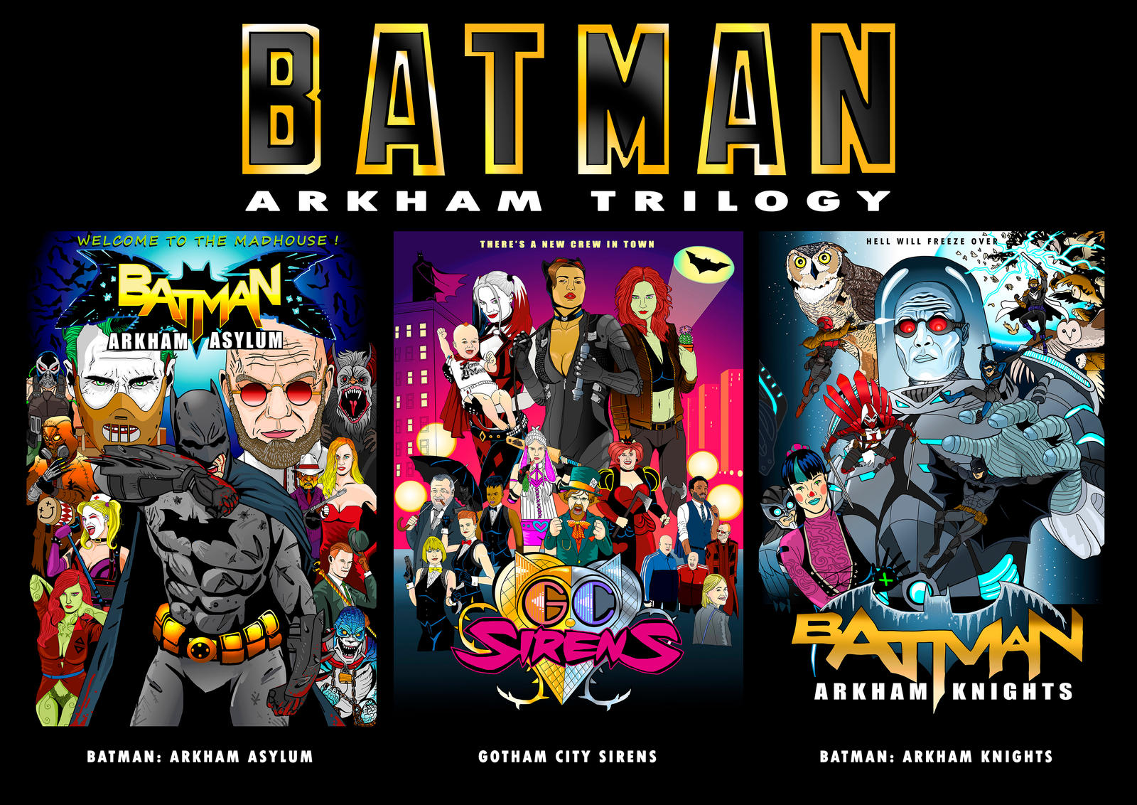Batman Arkham Trilogy by Jarol-Tilap on DeviantArt