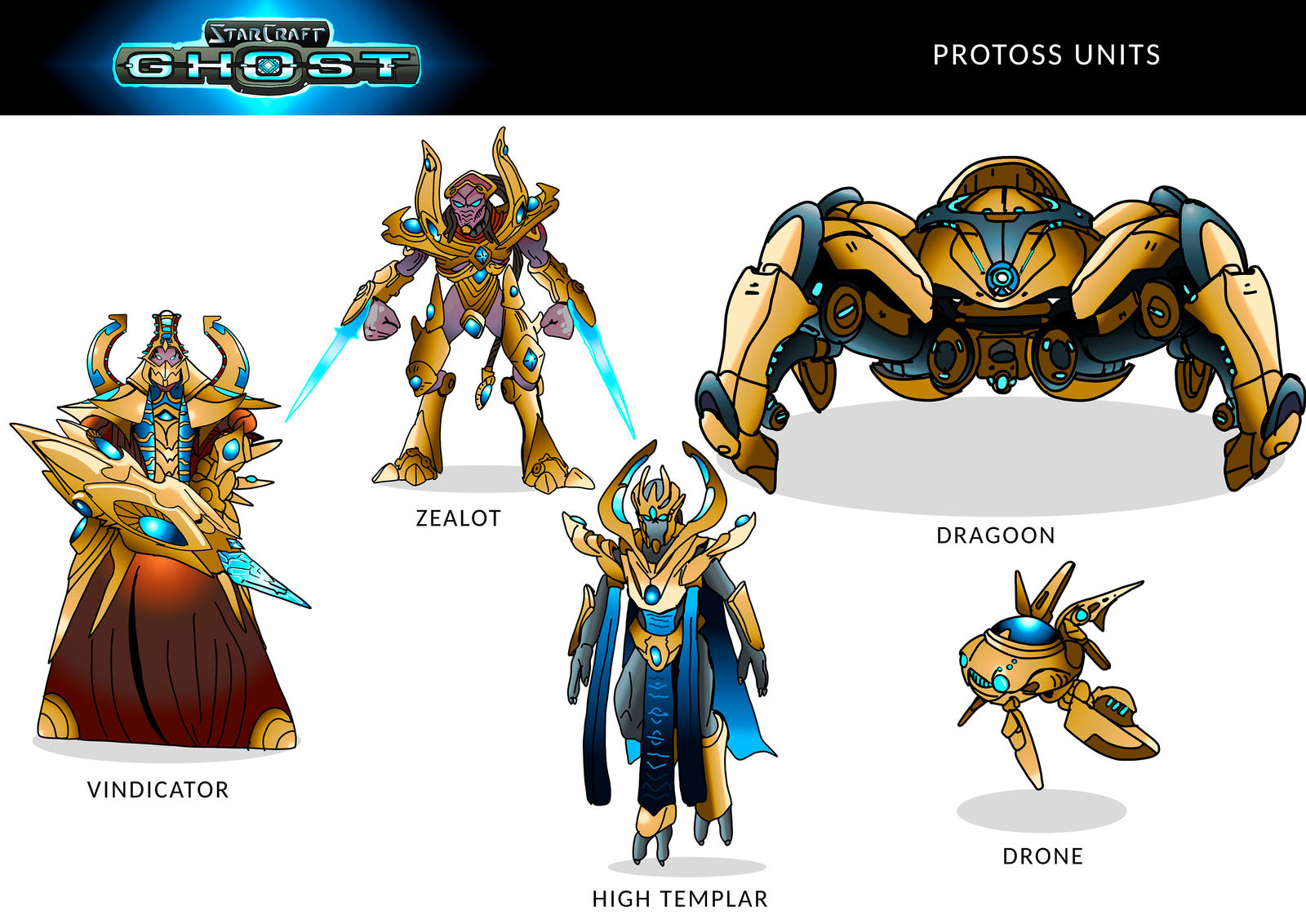 Protoss Units by Jarol-Tilap on DeviantArt